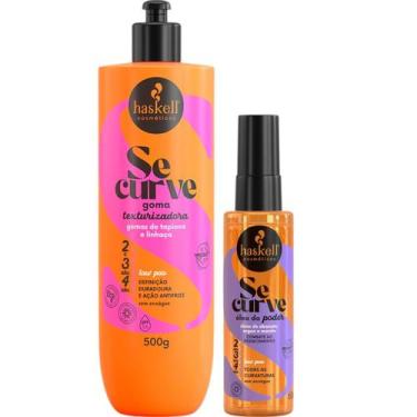 Imagem de Kit Finalização Se Curve Goma Texturizadora 500ml + Sérum Óleo Haskell