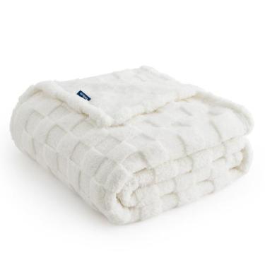 Imagem de Cobertor de Flanela Bedsure - Branco 130x150cm