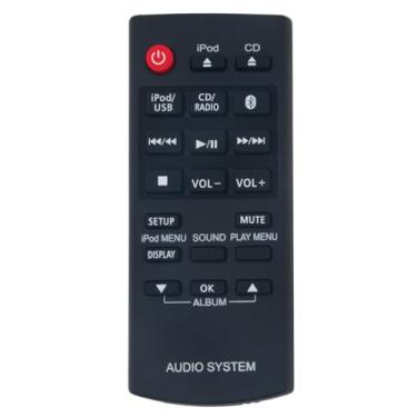 Imagem de Controle remoto de substituição aplicável ao sistema estéreo compacto Panasonic SC-HC58 SC-HC38 SC-HC58DB SC-HC38DB