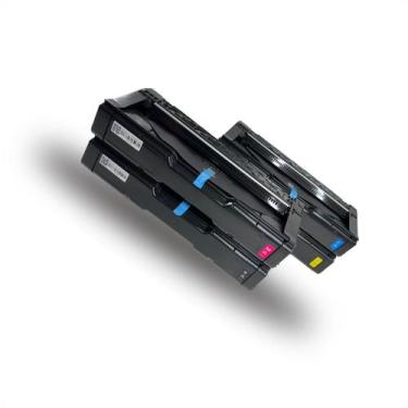 Imagem de Kit 4 Cores Cartucho Toner Compativel Ricoh MC250FWP C301W - ISD Cartr
