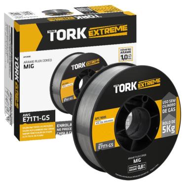 Imagem de Arame Mig E71T1-GS para uso sem Cilindo de Gas Tork