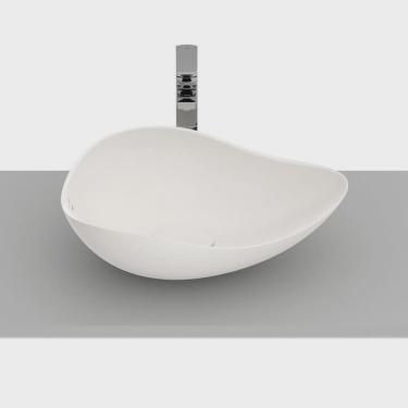 Imagem de Kit 2 Cubas de Apoio Oval 54x37,5cm Ruy Ohtake Roca Bege