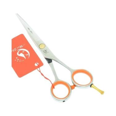 Imagem de Tesoura De Corte De Cabelo De Barbeiro De Aço Inoxidável 4 5 5 Polegad