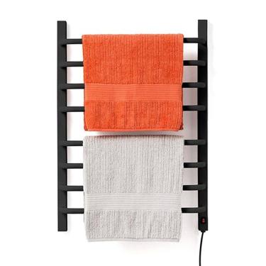 Imagem de Toalheiro Termico Grande Preto 220V Esquerdo + Timer Digital