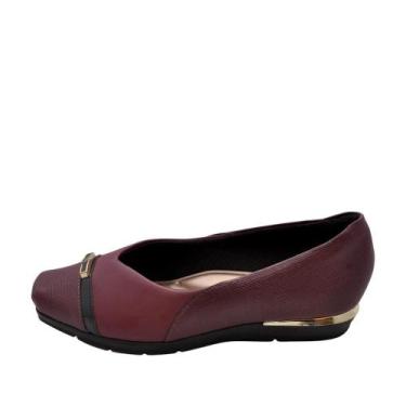 Imagem de Sapato Feminino Piccadilly Max Therapy Anabela REF: 147319 NAPA LUX LI