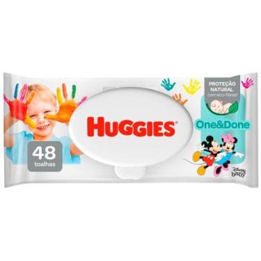 Imagem de Lenços Umedecidos Huggies One & Done - 48 Unidades