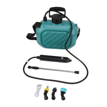 Imagem de Pulverizador alimentado por bateria de Vomeko 5L, pulverizador de jardim portátil recarregável, com varinha telescópica e alça de ombro para quintal, gramado e jardim (Blue)