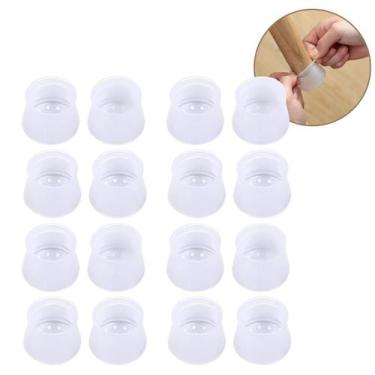 Imagem de Protetores Capa Pés Cadeira Mesa Móveis 16 Peças Preservar Pisos Madei