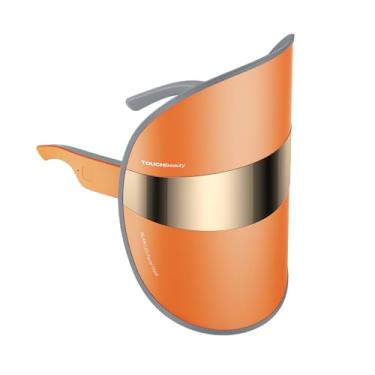 Imagem de Touch Beauty GLAM Máscara LED Facial, 3 Cores de Luz, Terapia Anti-idade, Antiacne e Revitalizante, Recarregável (Laranja)