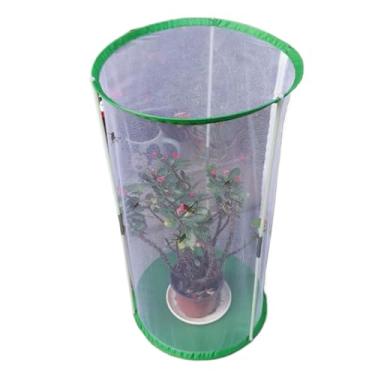 Imagem de Gaiola de borboleta – Habitat de crescimento de borboletas de 39 x 40 cm com zíper – Capa de planta multifuncional dobrável para criação de crianças e projetos científicos