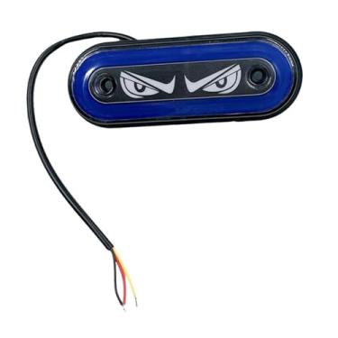 Imagem de KiBcsLic Luz de Marcação Lateral de Caminhão, Modificação de Caminhão, Versátil, Fácil Instalação, Luzes de Marcação Lateral de LED para Reboque de Carro, Azul