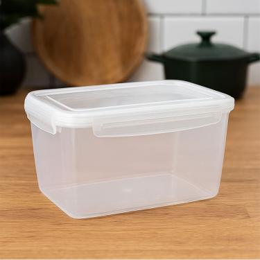 Imagem de Pote Hermético Cozinha 2,4 Litros Porta Mantimentos para grãos arroz ração Resistente