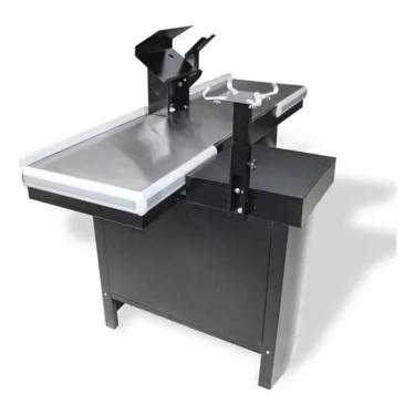 Imagem de Check Out Supermercado 1,80m L Caixa Comércio Completo Amapá Cor Preto Perfil Cinza