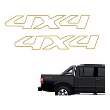 Imagem de Emblema Adesivo Resinado Chevrolet 4X4 S10 2007 S10R60