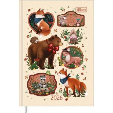 Imagem de Agenda Costurada Petit Diária 10,5 x 14,8 cm Loveland 2026 - Fundo Cla