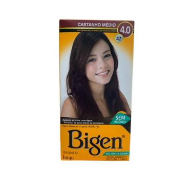 Imagem de Tinta De Cabelo Coloração Castanho Médio 4.0 Bigen
