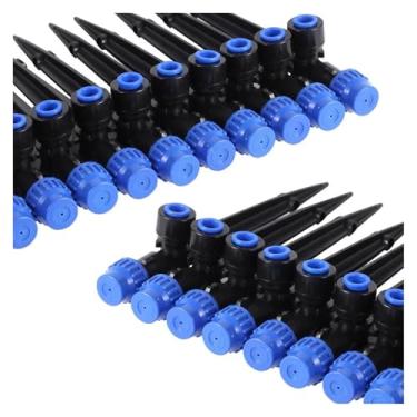 Imagem de Suprimentos de jardim Adjustable 1/4" Irrigation Misting Dripper 360degree Sprinkler Drip Watering Tool 4/7mm Hose Garden Yard Bico(10 PCS)