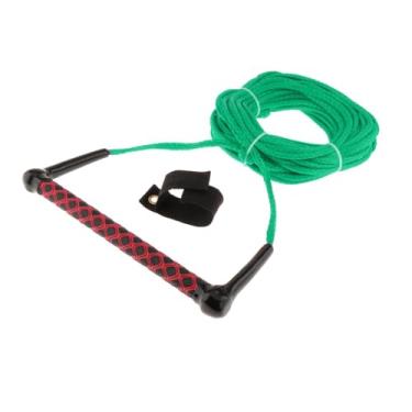 Imagem de oshhni Corda para esqui aquático Wake Board com alça de reboque, linha para esportes aquáticos, corda de reboque para esquis Wakeboard, acessórios, Corda Verde