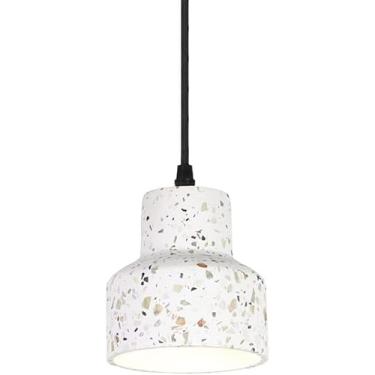 Imagem de Luz Pendente De Cimento Industrial Vintage Nórdico Lâmpada Pendurada Criativa De Fazenda Lustre De Abajur Branco Para Bar Quarto Sala De Jantar Cozinha Sala De Estar, a