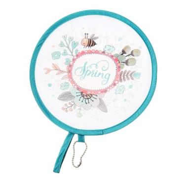 Imagem de simhoa Leque redondo dobrável para fotos, leque redondo japonês para apresentações de aniversário, Abelha