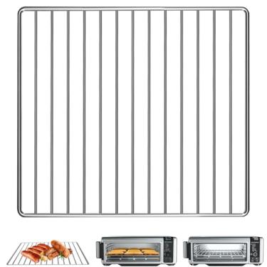 Imagem de Air Fryer Rack for Ninja Foodi 10 in 1 SP101 Digital Air Fryer Countertop Oven, 13.4''*13.4'' Stainless Steel Air Fryer Accessories Roasting Steamer Grill Racks Baking Tray，Dishwasher safe