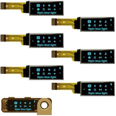 Imagem de Módulo de tela OLED LCD de 6 peças, driver de tela OLED série SPI de 0,9 polegadas, 4 fios, 128 x 32 3,3 V ~ 4,2 V para Ledger Nano S