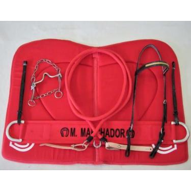 Imagem de Conjunto Kit De Arreamento Completo Vermelho Lançamento Novo Do Mangal