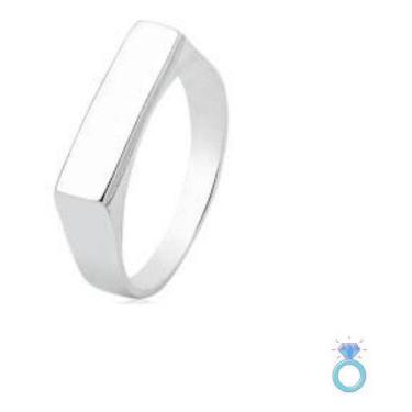 Imagem de Anel Sinete Feminino Masculino Prata 925 Legitima - ISA RONCARI, 25, P