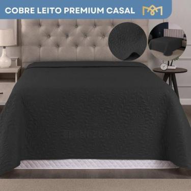 Imagem de Cobre Leito Colcha Slim Cama Casal Bordado Modelo Exclusivo Avulso Ant