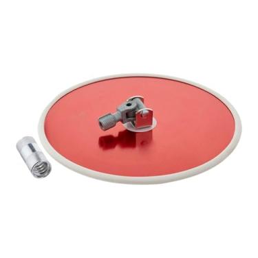 Imagem de MFMEXUL Lixadeira de Poste Redondo de 9 Polegadas com Rotação de 360 ​​graus, Ferramenta de Polimento para Drywall E Garagens, Vermelho, Tamanho real