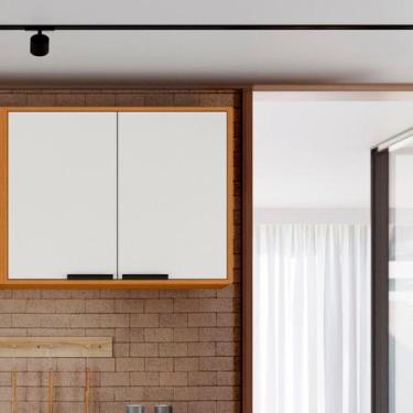 Imagem de Armário Aéreo 80cm 02 Portas Ravena - Poliman Móveis