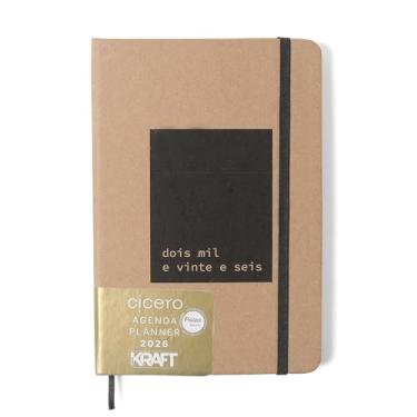Imagem de AGENDA PLANNER CICEROS 2026 KRAFT SEMANAL ANOTACOES 14X21 2026