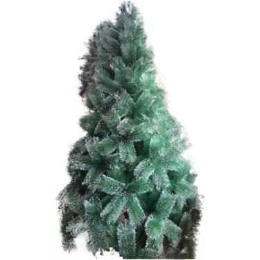Imagem de Árvore de Natal Completa Pinheiro 2,10 Metros 566 Galhos Verde e Nevada com Branco Modelo Luxo Decoração de Natal(2,10m nevada (A0621M))