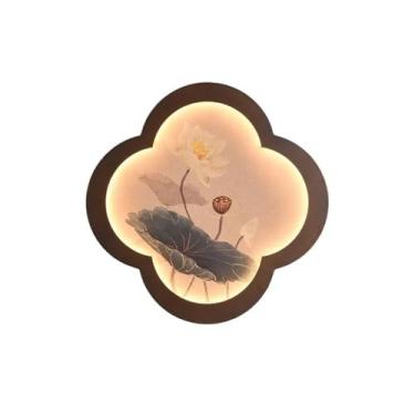 Imagem de Luminária de parede para corredor entrada retrô, arte requintada, pintura decorativa para corredor, hall de entrada