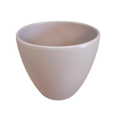 Imagem de Vaso Cerâmica Genoa Taupé D16 A15 Planta Jardim Decrativo