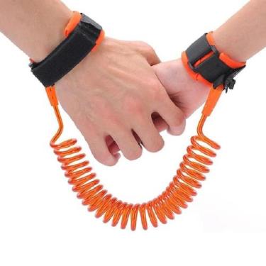 Imagem de Pulseira seguranca infantil ajustavel cordinha passeio publico bebe cr