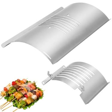 Imagem de Cooouds Kit Flame Broiler para Pit Boss Smoker Grill Pb820 Pb850 Pb820D3 Series, Kit de Tampa Deslizante E Fundo Flame Broiler com Duas Alças de Ajuste Laterais, Peças de Reposição para Pit Boss Smoke