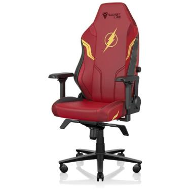 Imagem de Cadeira Gamer Ergonômica Reclinável com Apoios 4D para Lombar e Cabeça, Secretlab Flash, Vermelha