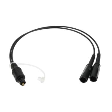 Imagem de SING F LTD 1 divisor de cabo de áudio de fibra óptica digital de entrada macho 2 saídas fêmeas para receptor de TV de home theater