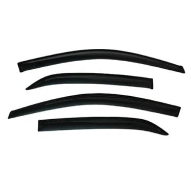 Imagem de GRJQRKHZ Defletor de janela lateral de carro para N&issan Sentra 2000-2006 Weathershied viseira de porta vento sol proteção chuva janela lateral defletores de vento