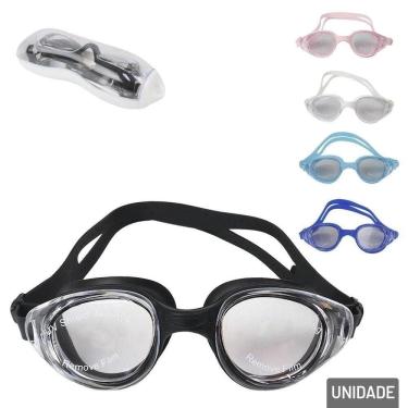 Imagem de óculos de Natação Ajustável com Protetor Auricular - Tudo em Caixa