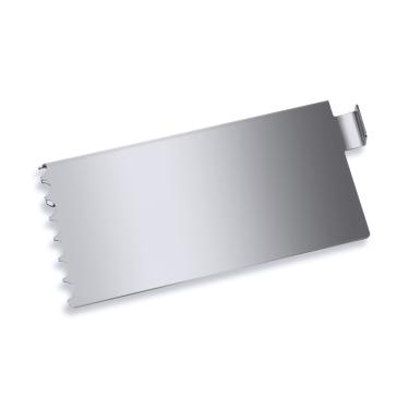 Imagem de Grade de alimentos para churrasqueira, porta de graxa traseira de aço inoxidável/protetor de tela de lutador de alimentos acessórios de grelha plana para chapa Blackstone para evitar queda de