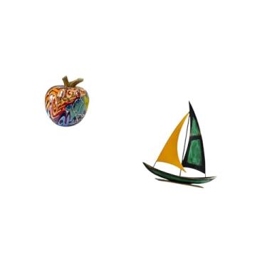 Imagem de Fenteer Estátua de de Ferro com Grafite Nórdico, Escultura de Frutas, Estatueta Colecionável, Ornamento de Arte, Mesa, Peça Central, Estante, Decoraçã