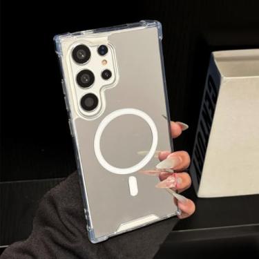 Imagem de Capa de maquiagem espelhada para Samsung Galaxy S25 S23 Ultra S24 Fe S22 A55 A54 A35 A15 A16 A56 A36 Capa fina para airbag (para Samsung S25Ultra/JMCX)