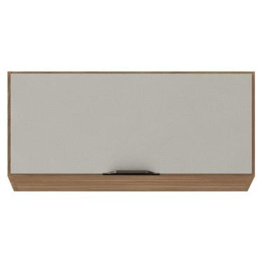 Imagem de Armário Aéreo Para Cozinha Firenze 1 Porta Amêndola Touch Nude Prime Tx - Demóbile