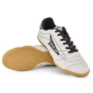 Imagem de Chuteira Masculina Branco Indoor Futsal Para Quadra Egm