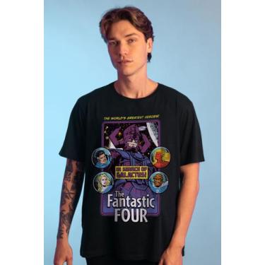Imagem de Camiseta Marvel Quarteto Fantástico Search Of Galactus - Piticas, G, P