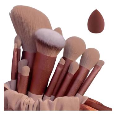 Imagem de Kit Pincel Maquiagem 13 Peças – Ideal para Aplicação Precisa e Acabamento Perfeito