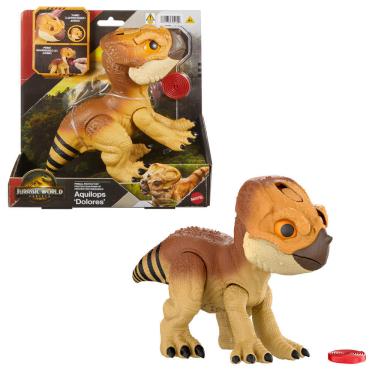 Imagem de Figura Interativa - Jurassic World - Dinossauro Rebirth - Aquilops Dolores MATTEL