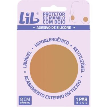 Imagem de Protetor de Mamilo Lib com Bojo Silicone Reutilizável Autoadesivo Tama